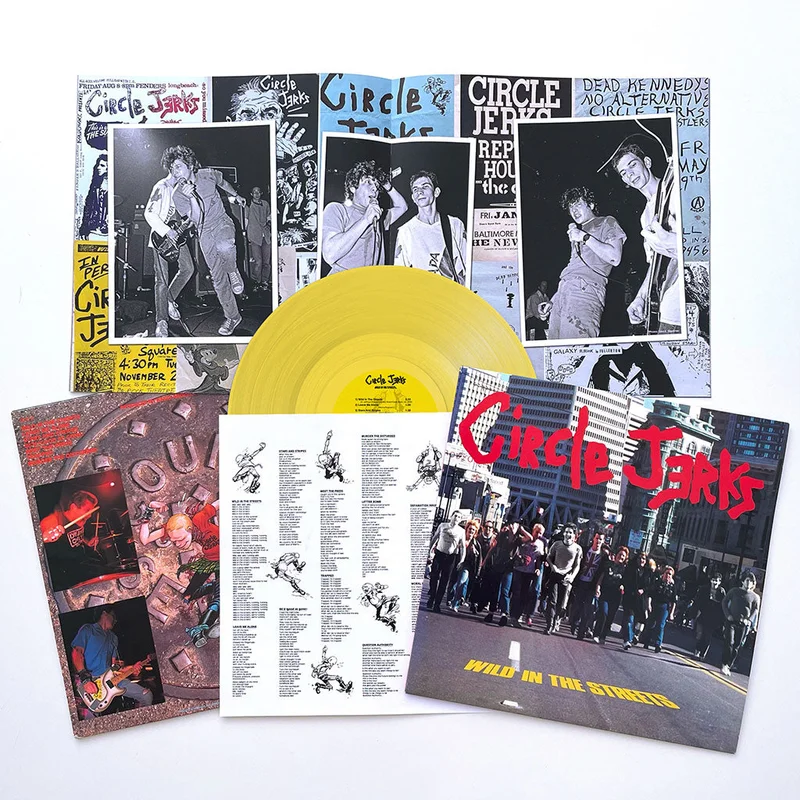 CIRCLE JERKS WILD IN THE STREETS' DELUXE 40TH ANNIVERSARY EDITION LP -  YELLOW