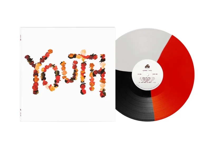 CITIZEN YOUTH 10TH ANNIVERSARY LP (Limited Edition  Only 350 Made, Red, Cloudy Clear, & Black Tricolor Vinyl)