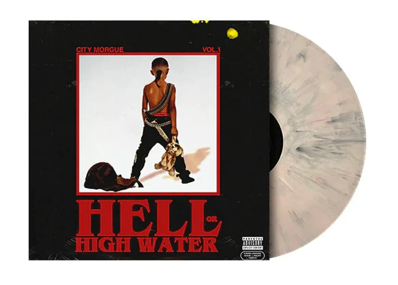 CITY MORGUE VOL. 1 HELL OR HIGH WATER LP - LTD. - PINK/BLACK/MARBLE