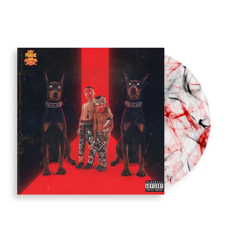 CITY MORGUE VOL. 2 AS GOOD AS DEAD LP - EXCLUSIVE - LTD. 500 -  CLEAR/RED/BLACK/SWIRL