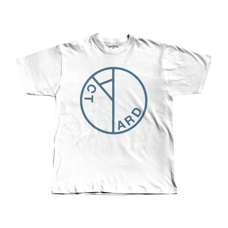Classic Yard Act Logo T-Shirt White / Navy
