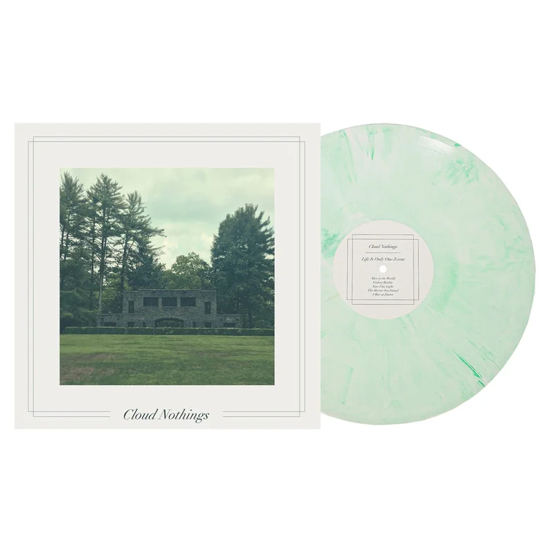 CLOUD NOTHINGS - LIFE IS ONLY ONE EVENT - GREEN APPLE CREAM COLOR - VINYL LP