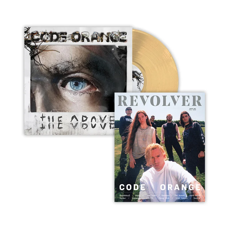 CODE ORANGE x REVOLVER BUNDLE 2023 FALL ISSUE W/ 'THE ABOVE' LP - EXCLUSIVE - LTD. 350 - TRANSPARENT OCHRE