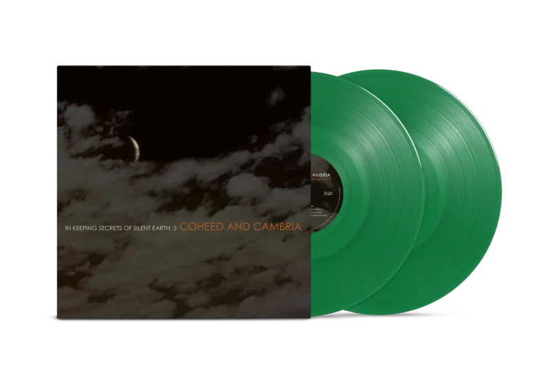 COHEED AND CAMBRIA IN KEEPING SECRETS OF SILENT EARTH: 3 2LP - EXCLUSIVE - LTD. 1000 - TRANSLUCENT GREEN