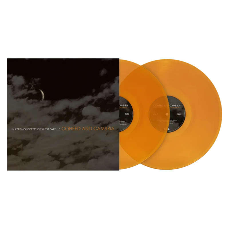 COHEED AND CAMBRIA IN KEEPING SECRETS OF SILENT EARTH: 3 2LP - EXCLUSIVE - LTD. 1000 - TRANSLUCENT ORANGE