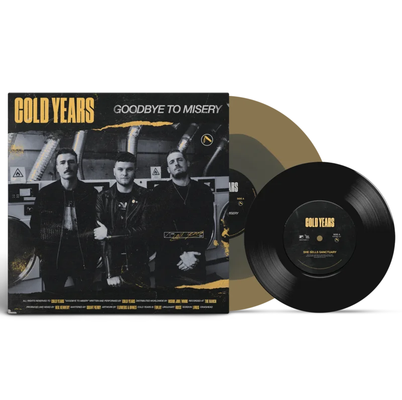 COLD YEARS 'GOODBYE TO MISERY' LP + 7" (Color In Color Vinyl)