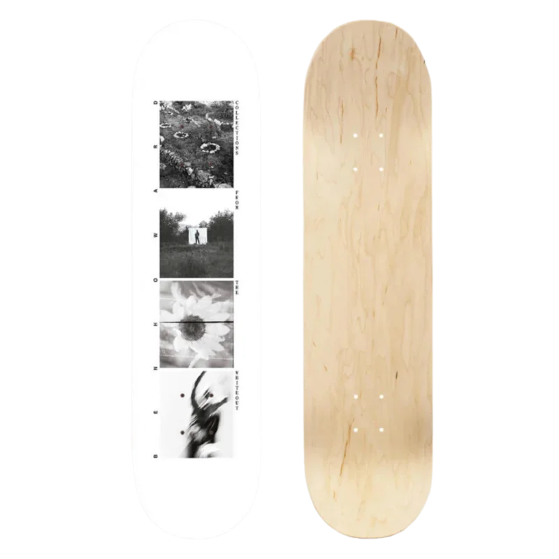 Collections From The Whiteout: White Skatedeck 8.25"