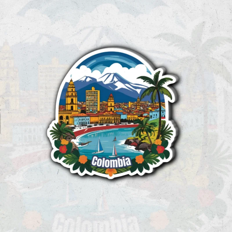 Colombia Country (SK Exclusive)- glossy vinyl sticker