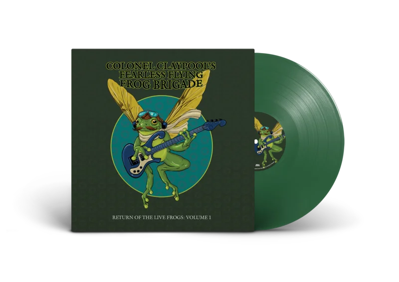 COLONEL CLAYPOOL'S FEARLESS FLYING FROG BRIGADE RETURN OF THE LIVE FROGS: VOLUME 1 2LP (Evergreen Vinyl)