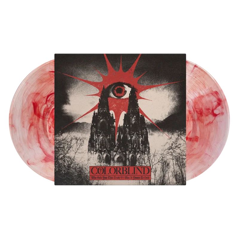 COLORBLIND WHO SOLD YOU THIS TRUTH ++ WAS IT YOURS TO HOLD 2LP (Limited Edition, Red & Clear Marble Vinyl w/ Signed Insert)