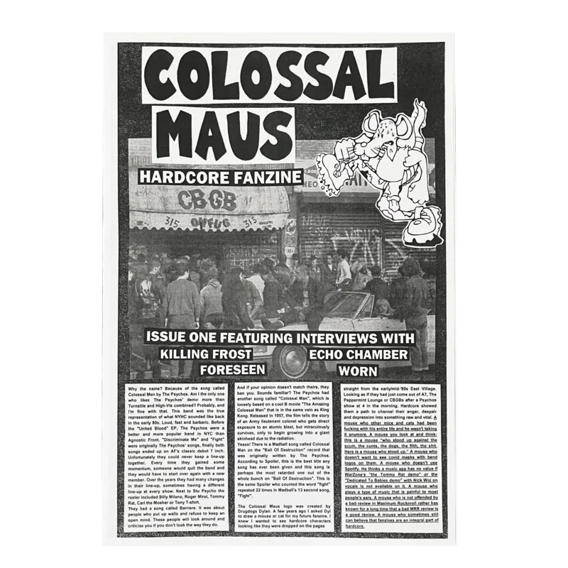 Colossal Maus fanzine #1