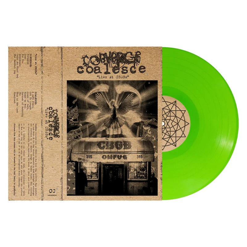 CONVERGE 'LIVE AT CBGBS' 2LP - LIME GREEN