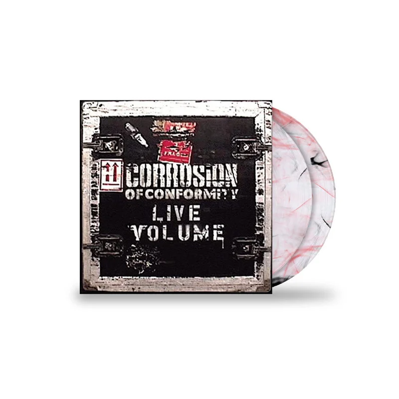 CORROSION OF CONFORMITY LIVE VOLUME 2LP - EXCLUSIVE - LTD. 150 - CLEAR RED/BLACK/SMOKE