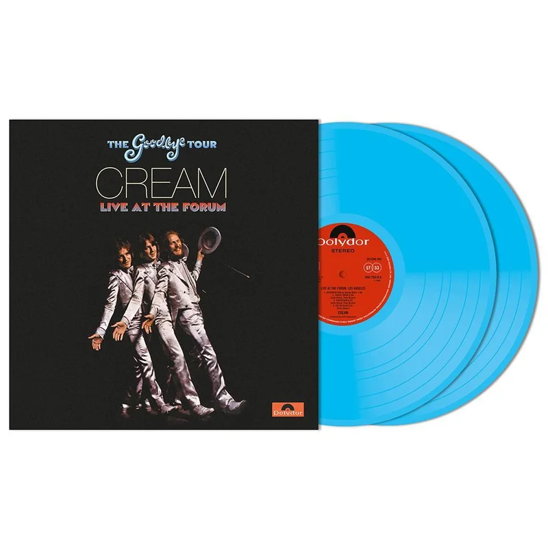 CREAM 'GOODBYE TOUR LIVE 1968' 2LP - BLUE