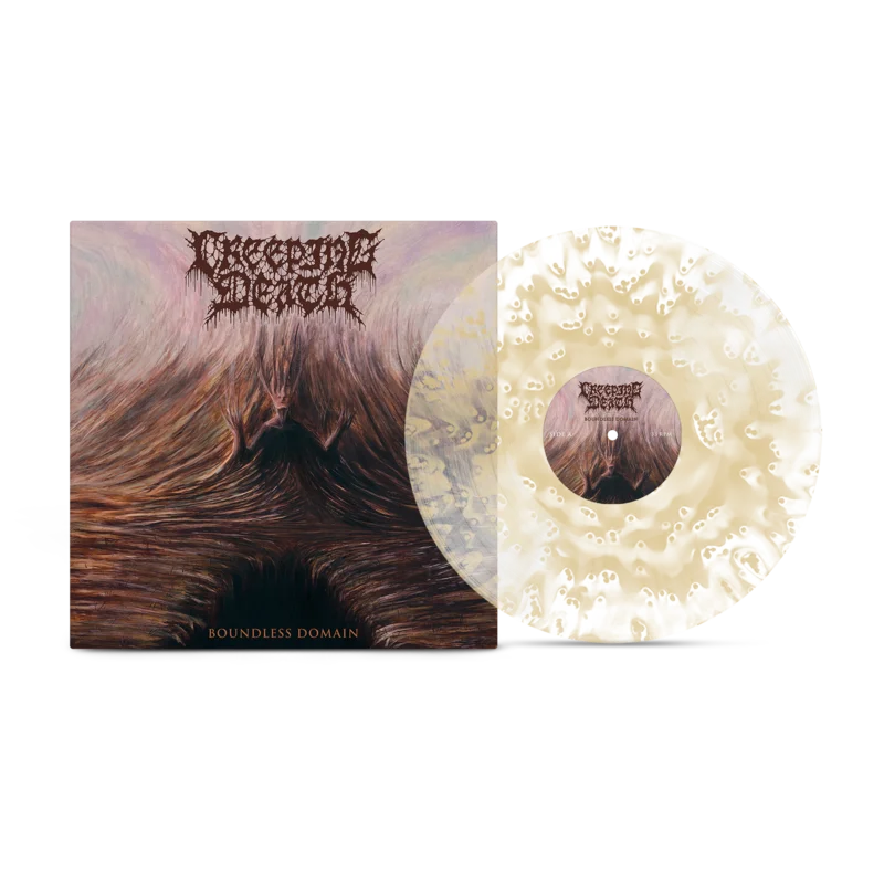 CREEPING DEATH 'BOUNDLESS DOMAIN' LP (Clear & Tan Ghostly Vinyl)