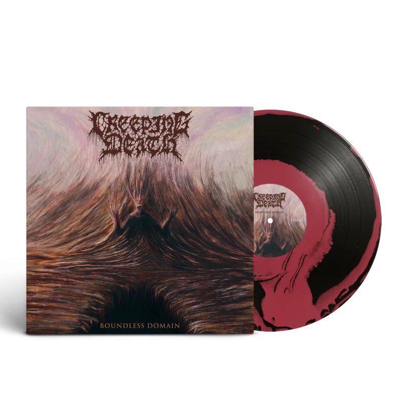 CREEPING DEATH BOUNDLESS DOMAIN  LP - EXCLUSIVE - LTD. 200 -  RED/BLACK