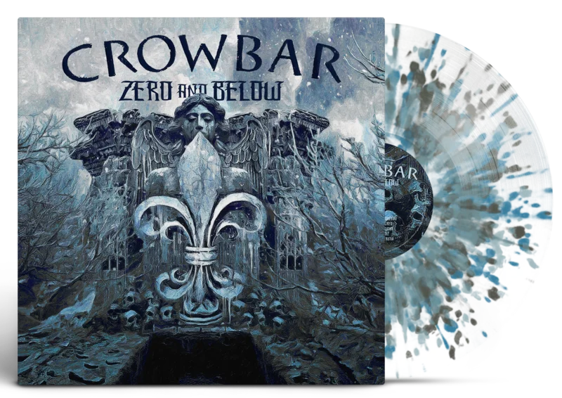 CROWBAR 'ZERO AND BELOW' LP - EXCLUSIVE - LTD. 300 - CLEAR/BLUE/BLACK ICE/SPLATTER