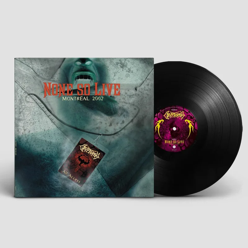 CRYPTOPSY 'NONE SO LIVE' LP