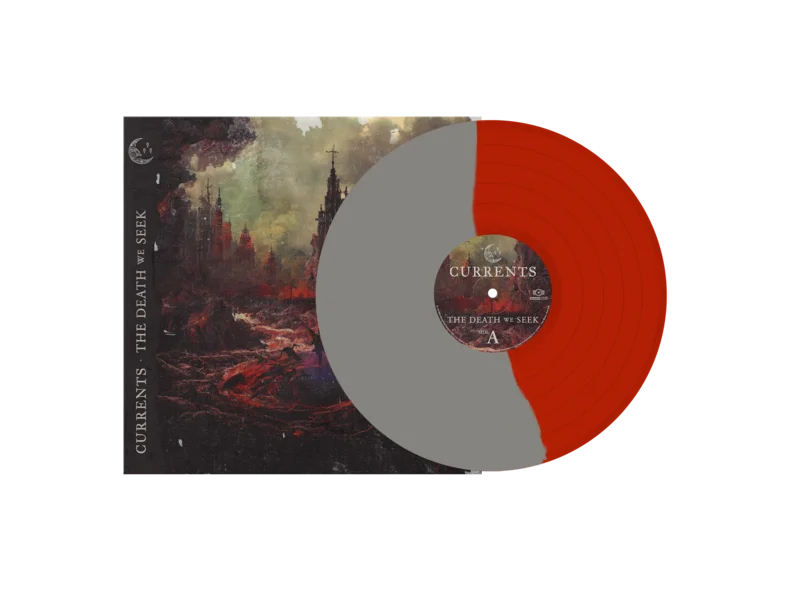 CURRENTS THE DEATH WE SEEK LP - EXCLUSIVE - LTD. 250 - RED/SILVER