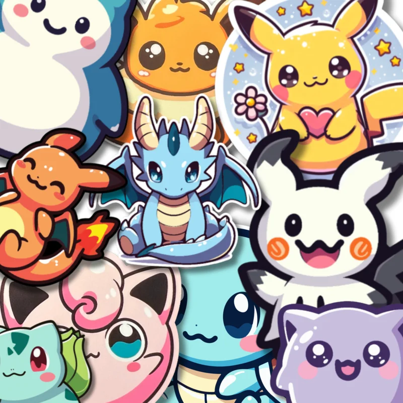 cute pokmon pack - Glossy vinyl sticker