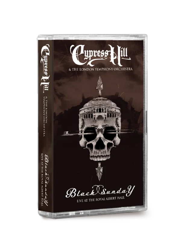 CYPRESS HILL 'BLACK SUNDAY LIVE AT THE ROYAL ALBERT HALL' CASSETTE - SILVER