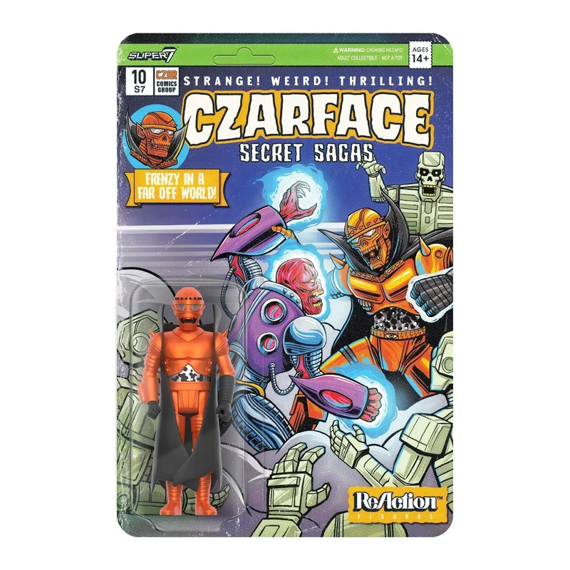 CZARFACE REACTION FIGURE - WAVE 11 - ORANGE/BLACK