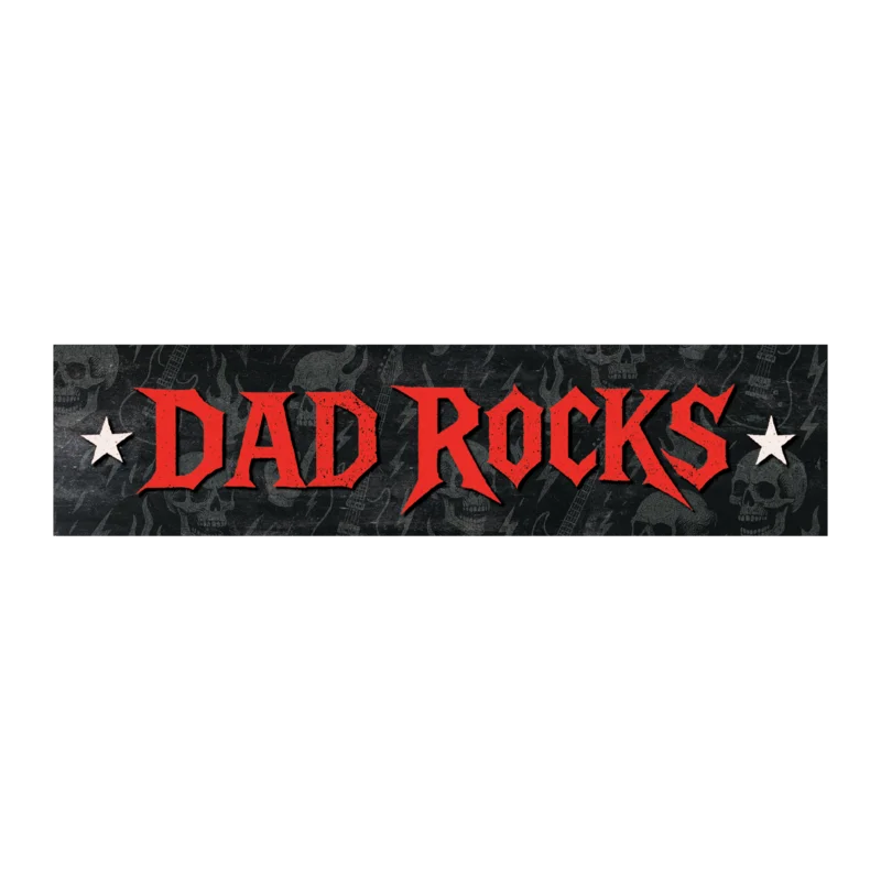 "DAD ROCKS" MAGNETIC GRILL