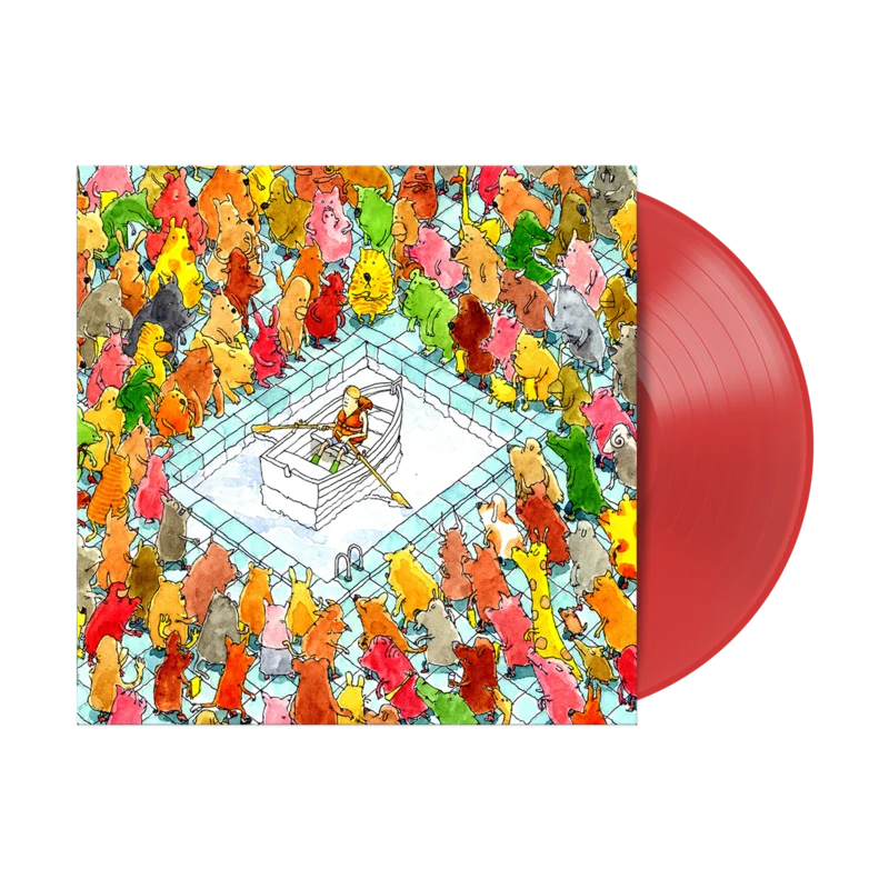 DANCE GAVIN DANCE 'HAPPINESS' LP - LTD. 500 - NEON ORANGE