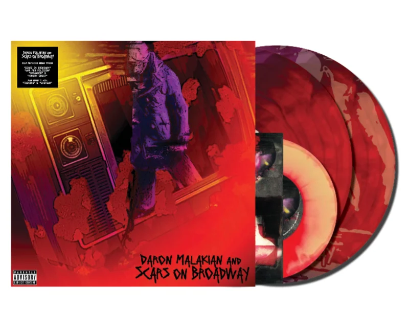 DARON MALAKIAN AND SCARS ON BROADWAY SCARS ON BROADWAY DELUXE 2LP - RED/PURPLE/SWIRL + 7" - RED/ORANGE/SWIRL