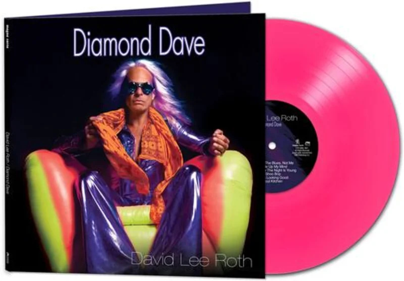 DAVID LEE ROTH 'DIAMOND DAVE' LP - PINK