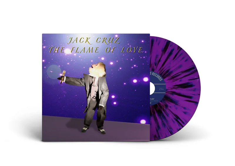 DAVID LYNCH & JACK CRUZ 'THE FLAME OF LOVE' 7" - PURPLE