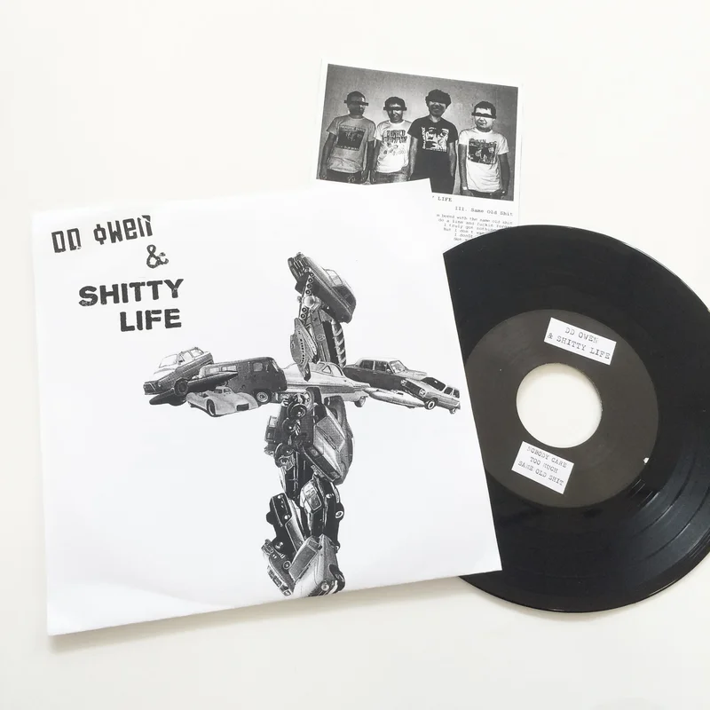 DD Owen & Shitty Life: S/T 7"