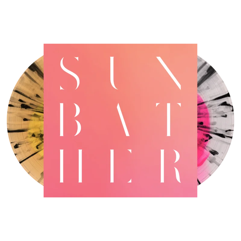 DEAFHEAVEN SUNBATHER 2LP - EXCLUSIVE - LTD. 750 - YELLOW BEER/PINK TRANSPARENT/BLACK SPLATTER