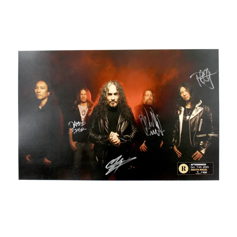 DEATH ANGEL X REVOLVER AFTERSHOCK- SIGNED FESTIVAL POSTER