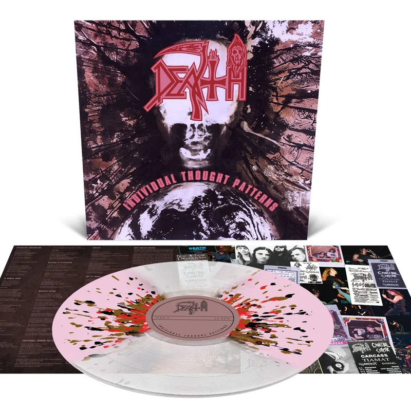 DEATH 'INDIVIDUAL THOUGHT PATTERNS' LP - BUTTERFLY/SPLATTER