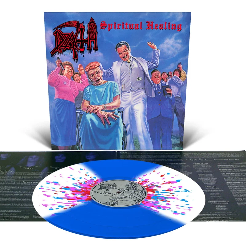 DEATH 'SPIRITUAL HEALING' LP - BUTTERFLY/SPLATTER