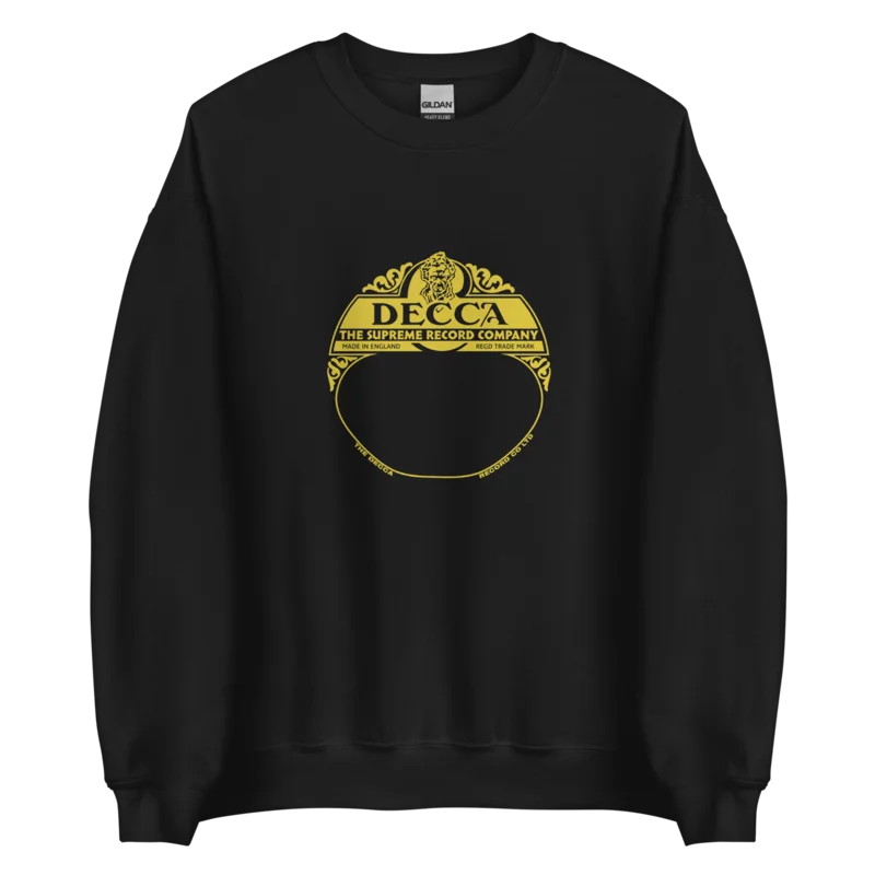 Decca Black Supreme Crewneck