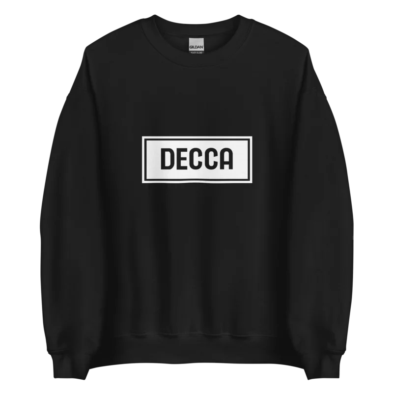 Decca Crew Top in Black