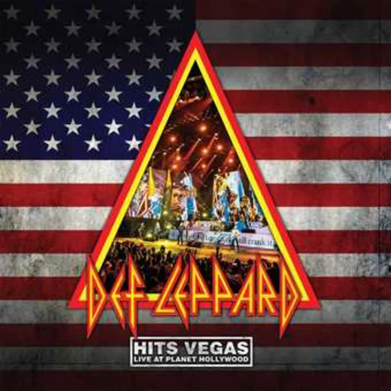 DEF LEPPARD 'HITS VEGAS -LIVE AT PLANET HOLLYWOOD' 3LP - TRANSLUCENT BLUE