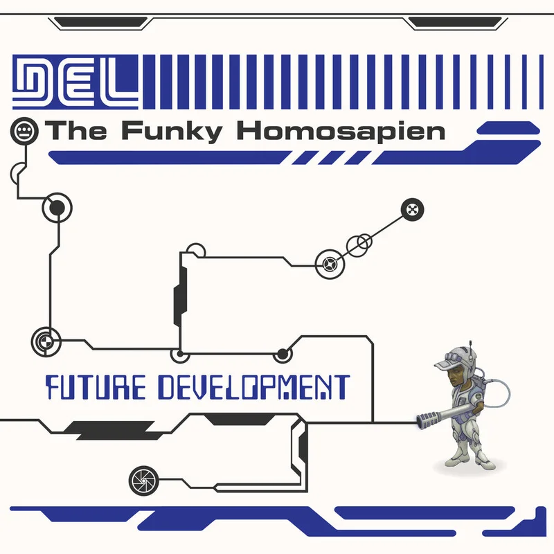Del The Funky Homosapien: Future Development 12" (Metallic Blue vinyl) (PRE-ORDER)