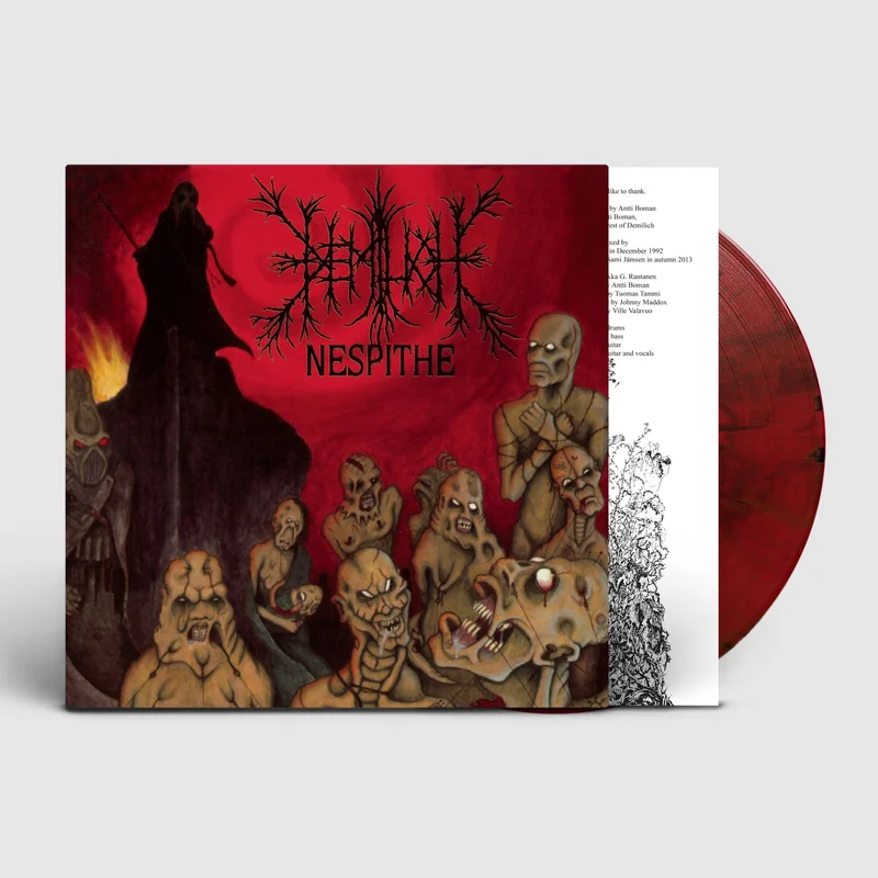 DEMILICH 'NESPITHE' LP - LTD. REISSUE - TRANSPARENTRED/BLACK SMOKE