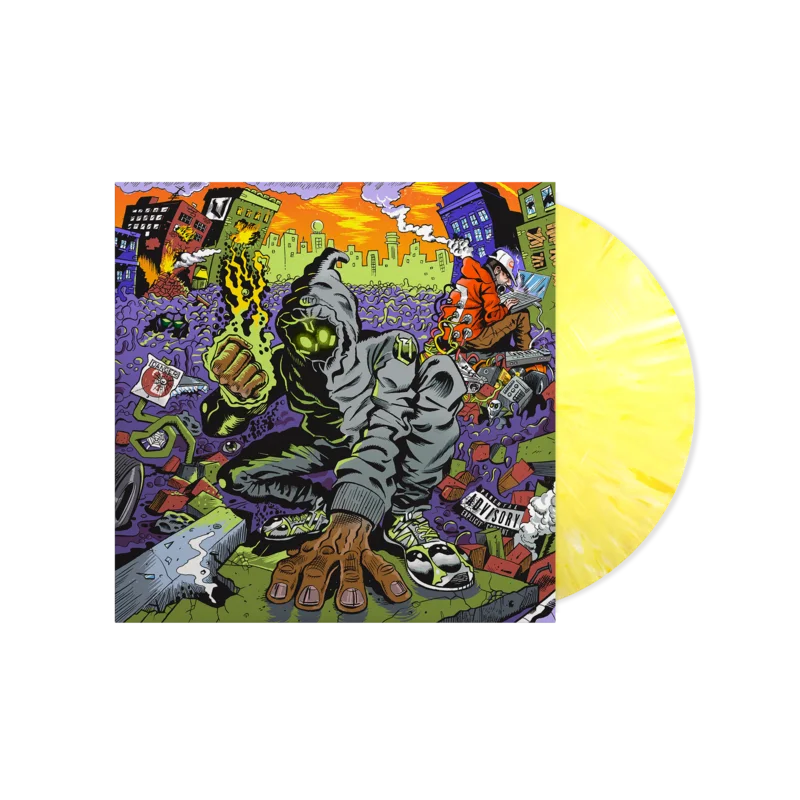 DENZEL CURRY UNLOCKED LP - LTD. 500 - LEMON YELLOW MARBLE