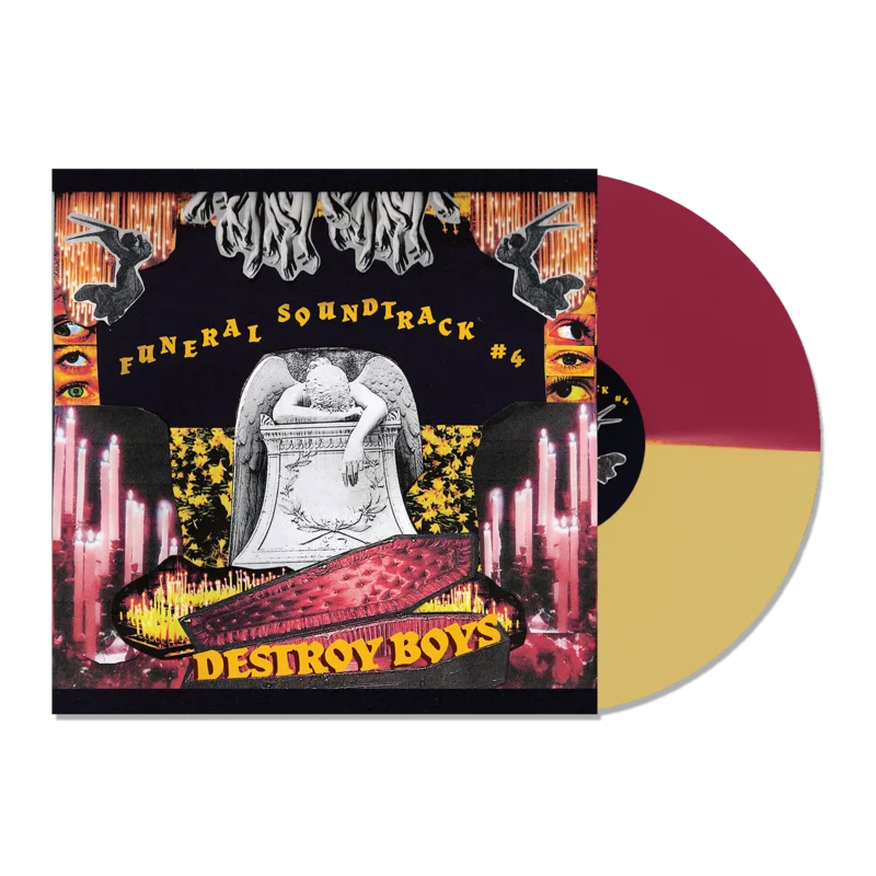DESTROY BOYS FUNERAL SOUNDTRACK #4 LP - EXCLUSIVE - LTD. 500 - RED/GOLD