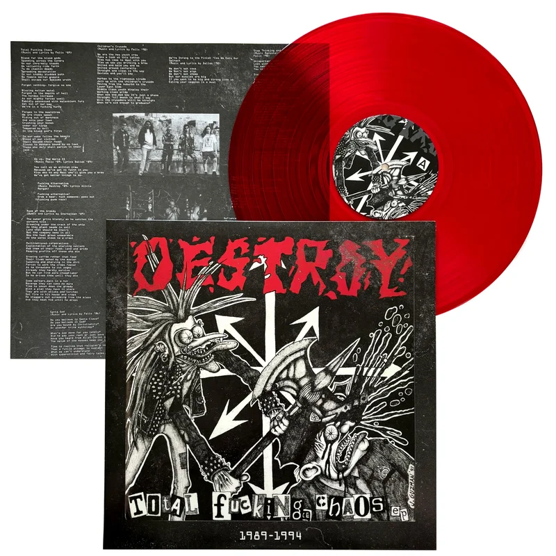 Destroy: Total Fucking Chaos 1989-1994 12" (Red Vinyl)