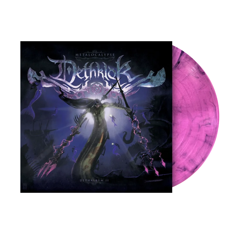 DETHKLOK DETHALBUM II LP - CLEAR PINK/BLACK SMOKE