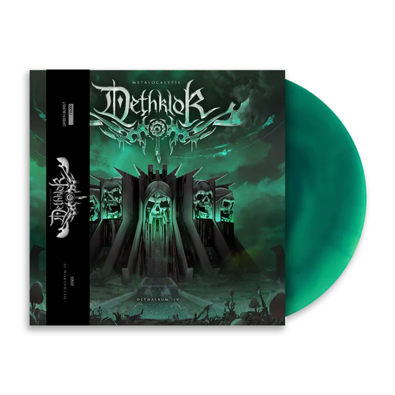 DETHKLOK 'DETHALBUM IV' GREEN BURST LP + DETHKLOK x REVOLVER SPECIAL COLLECTOR'S EDITION