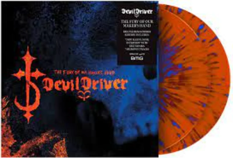 DEVILDRIVER 'THE FURY OF OUR MAKER'S HAND' LP - BLUE/ORANGE/SPLATTER