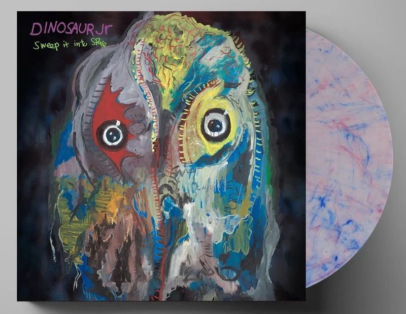 DINOSAUR JR. 'SWEEP IT INTO SPACE' LP - EXCLUSIVE - LTD. 300 - BLUE/PINK/SPLATTER