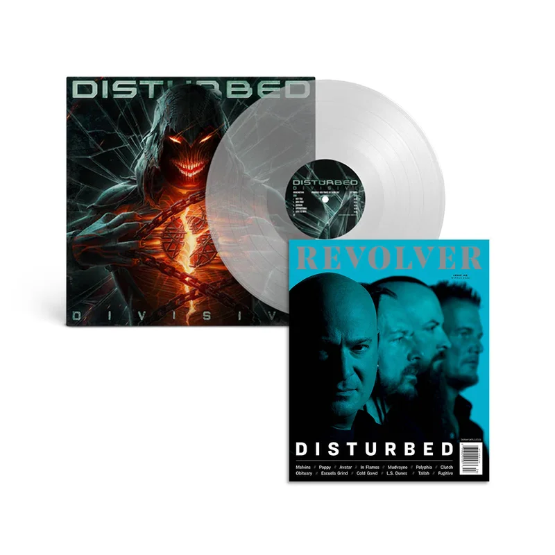 DISTURBED DIVISIVE LP - LTD. - CLEAR + REVOLVER WINTER 2022 ISSUE