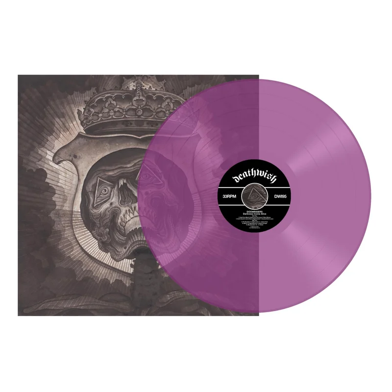 DOOMRIDERS 'DARKNESS COME ALIVE' LP - CLEAR PURPLE